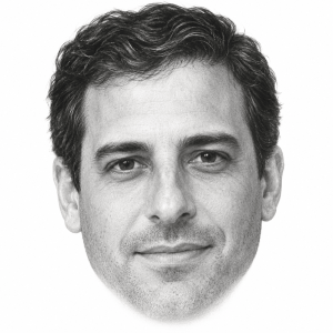 AI-generated pencil portrait of André Lajst
