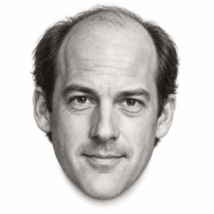 AI-assisted pencil portrait of Anthony Edwards