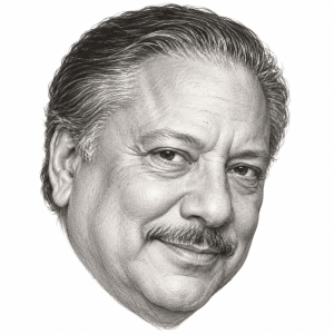 AI-generated pencil portrait of Arturo Sandoval