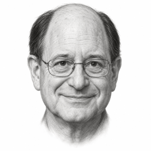 AI-generated pencil portrait of Brad Sherman