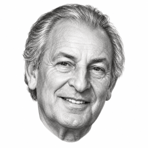 AI-generated pencil portrait of David Lewis