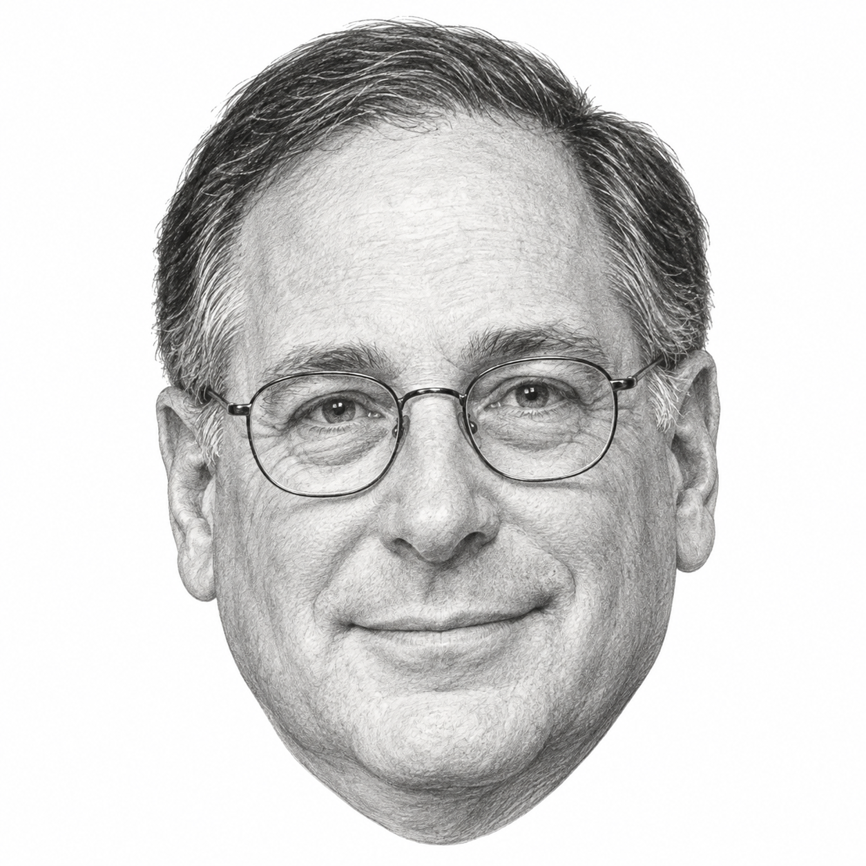 Pencil portrait of Eric D. Fingerhut