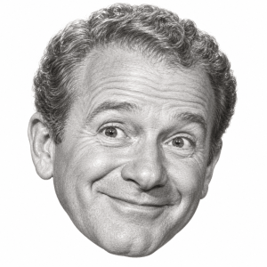 AI-generated head-only graphite portrait of Red Buttons