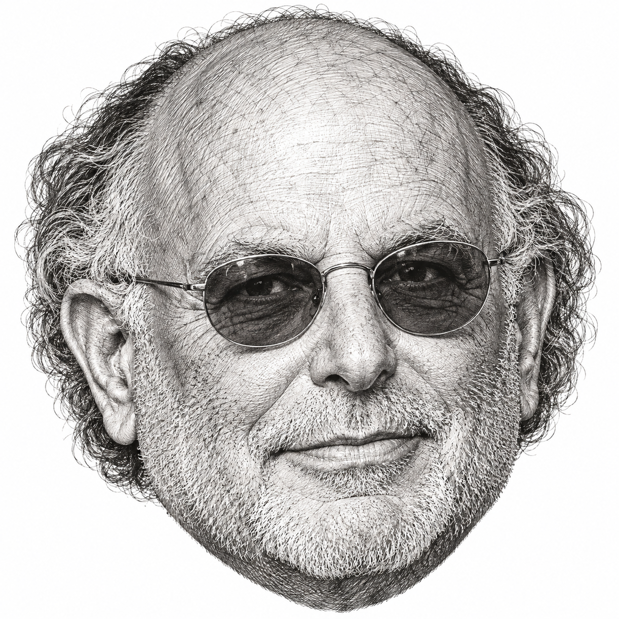 AI-generated head-only illustration of Avi Arad
