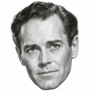 AI-assisted pencil head portrait of Henry Fonda