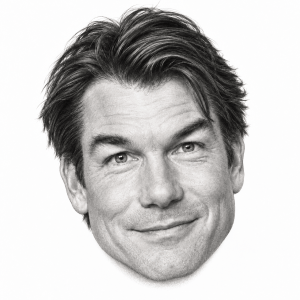 AI-assisted pencil portrait of Jerry O’Connell