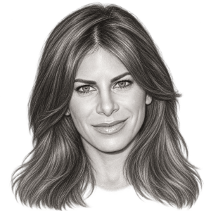 Pencil portrait of Jillian Michaels
