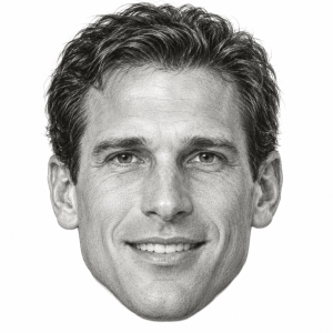 AI-generated graphite portrait of Lenny Krayzelburg