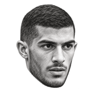Pencil head portrait of Liel Abada
