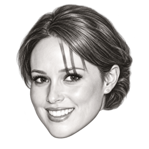 Head-only graphite portrait of Lindsey Vuolo