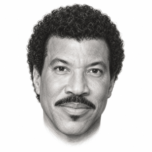Pencil portrait of Lionel Richie