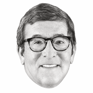 Pencil head portrait of Mark S. Levenson