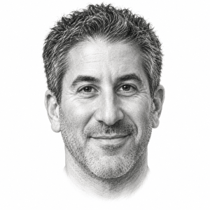Pencil portrait of Michael Solomonov