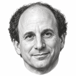 AI-generated pencil portrait of Paul Wellstone
