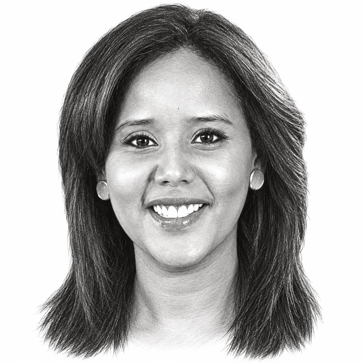 Pencil portrait of Pnina Tamano-Shata