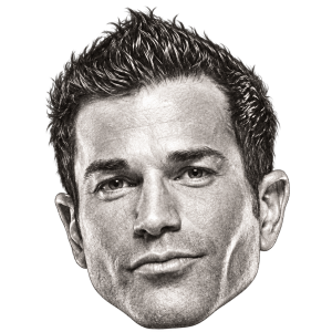 Head-only graphite portrait of Sagi Kalev