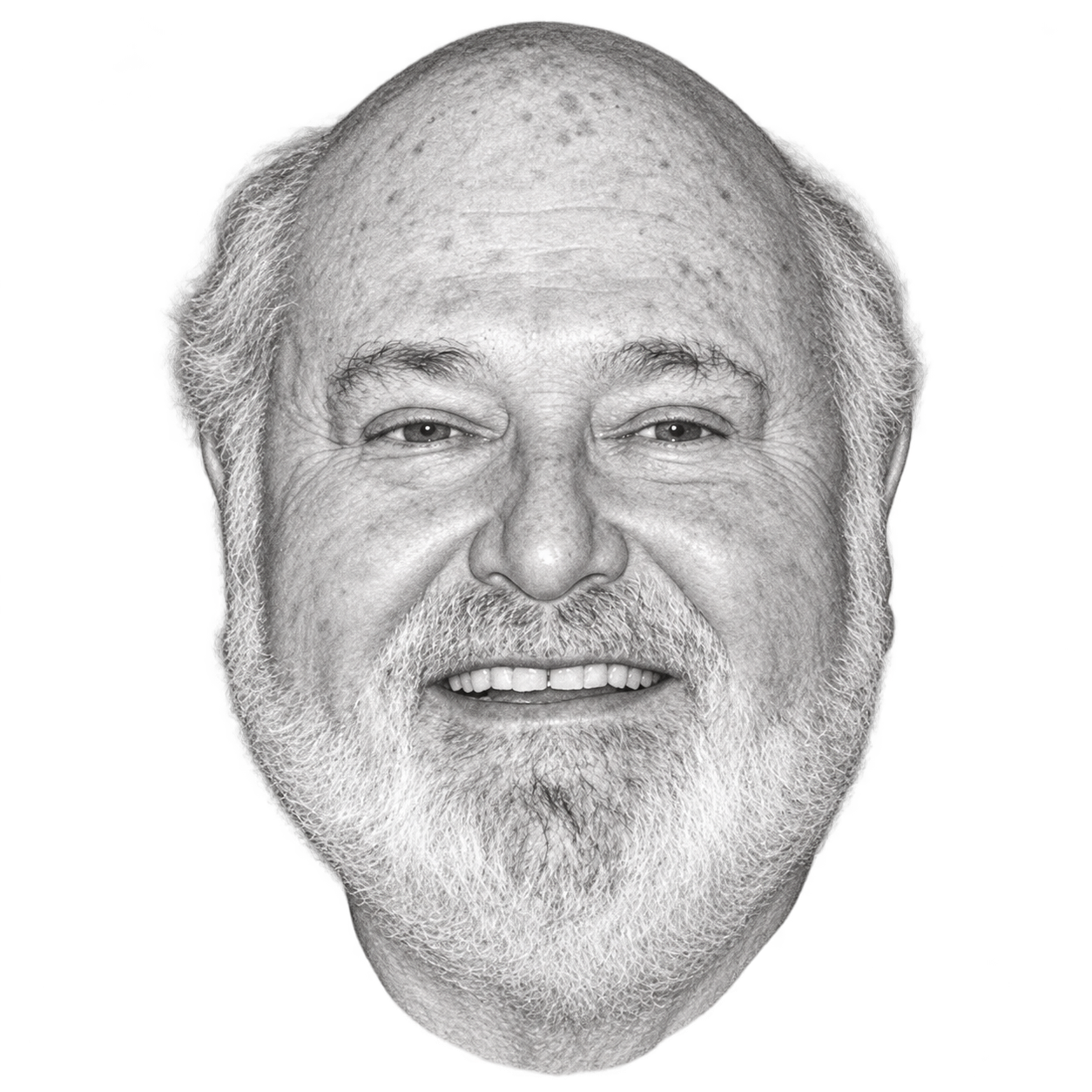 Pencil portrait of Rob Reiner