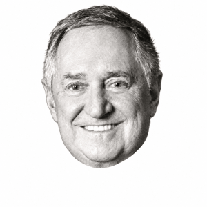 Head-only graphite portrait of Neil Sedaka