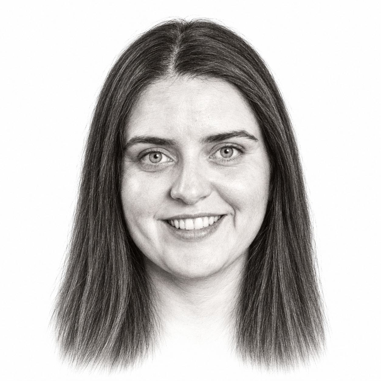 AI-assisted pencil portrait of Shira Yair Lapid
