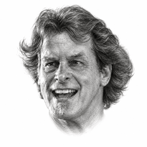 Pencil portrait of Ted Nugent