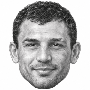 AI-generated graphite portrait of Yuri Foreman